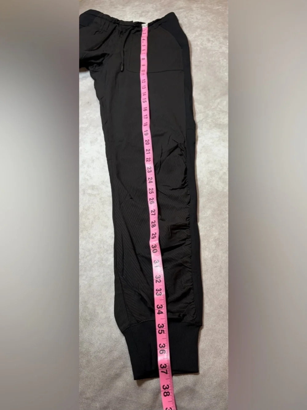 lululemon athletica Size :2 Women Black Jogger Pockets